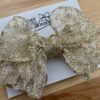Gold Glitter Bow