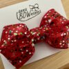 Red Glitter Bow
